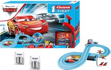 Carrera FIRST Disney·Pixar Cars Power Duell Rennbahn inkl. 4 Batterien 20063038