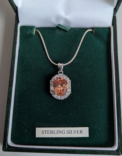 Diamonique 925 sterling silber - sterling,