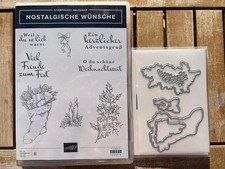 STAMPIN UP Stempelset NOSTALGISCHE WÜNSCHE mit den passenden Stanzformen