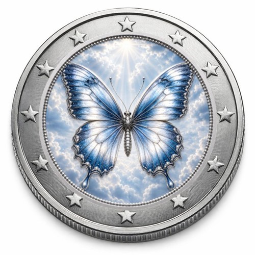 Euro farbmünze - euro,