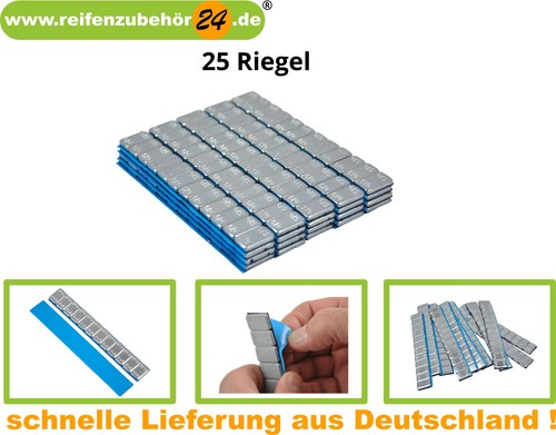 Riegel auswuchtgewichte - 25,
