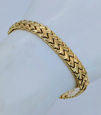 Damen Armband 585/14K Gelbold