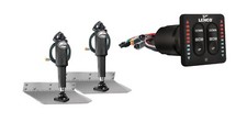 Lenco Trimmklappen Set mit LED-Steuerpult Integrated Switch Kit für Boote