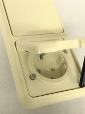 10x Steckdose Schalter Unterputz Kombination mit Abdeckung Feuchtraum