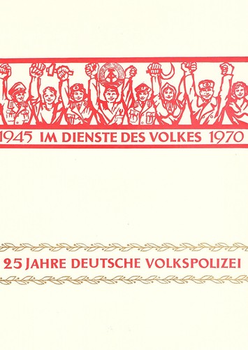 Ddr gedenkblatt 25 jahre - -,