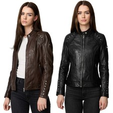 Tazzio lederjacke damen - lederjacke,