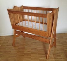 Kinderwiege Holz, Vollholz