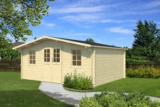 34 mm Gartenhaus 400x400 cm