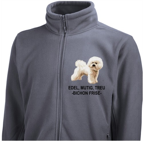 Fleecejacke jacke bichon frise - jacke,