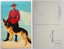 Postkarte Kanada Polizei in