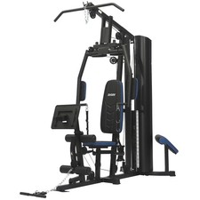 DIONE HG6 Fitness Station Homegym Krafstation - Beinpresse - 80kg Gewichtsblock