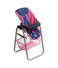 Puppenhochstuhl navypink - –,
