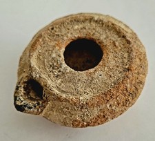 Antike Römische Öllampe Keramik wohl um 800 Jahre alt/3 ,2 cm Guter Zustand  Top