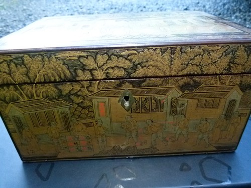 44455 alte lackschatulle china - 44455,