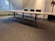Vitra, Segmented Table, Meeting, in Bootsform, Konferenztisch, Vintage