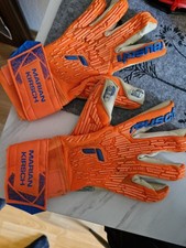 Preußen Münster Torwarthandschuhe Kirsch mit Autogramm Größe 10