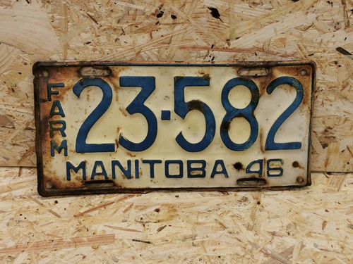 Nummernschild kanada 1946 - nummernschild,