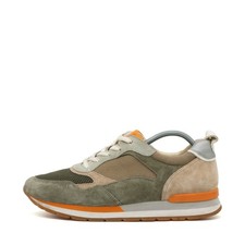 Gabor Damen Retro Sneaker Mesh Wildleder Schuh Grü Rutschfest Comfort EU 40