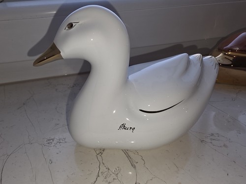 Ahura porzellan schwan - schwan, weiß