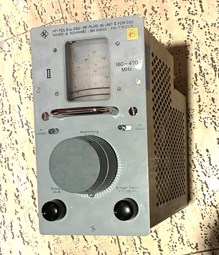 Rohde schwarz empfangsteil - rohde,