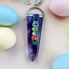 Amethyst Spitze 7 Chakren
