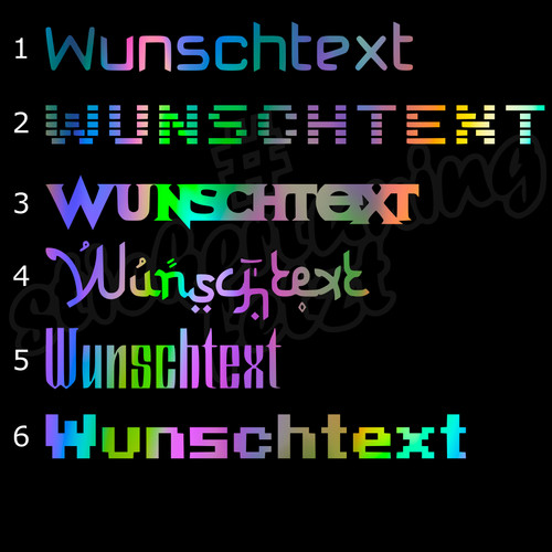 Autoaufkleber wunschtext - autoaufkleber,