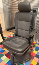 Multivan Sitz Leder Alcantara Drehsitz TOP Schublade grau t5 t6 VW Bus