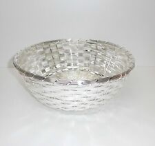 Brotkorb Metall versilbert 25