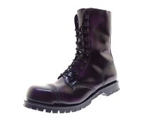 Underground England 10 Loch Herren Schuhe Stiefel - Stahlkappe Biker Boots Gr 45
