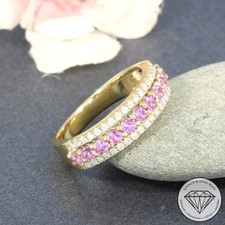 Wert 2790 € Brillant Saphir Ring in 585 14 Karat Gelb Gold