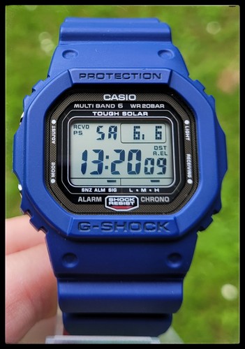 Casio shock 5000 - g-shock,gw-5000, blaues
