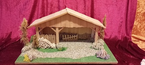 Krippenstall holz - krippenstall,,