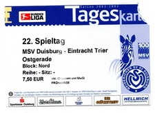 Ticket 2. BL MSV Duisburg -