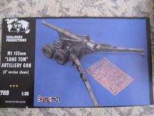 Verlinden 769, "M1 155mm "LONG TOM" ARTILLERY GUN", Resin 1:35