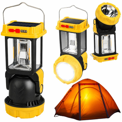 Led solar campinglampe usb - solar,