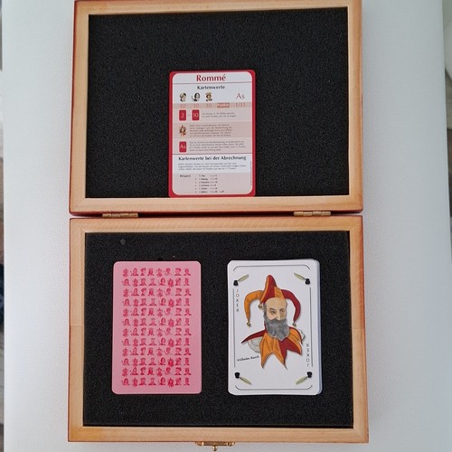 Rommé spielkarten set - rommé, spielkarten-set