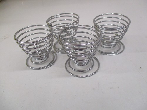 4er set eierbecher - eierbecher, metall