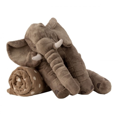 Kuscheliger elefant mit decke - kuscheliger,