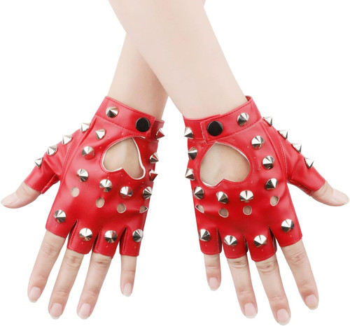 Punk handschuhe fingerlos - punk,