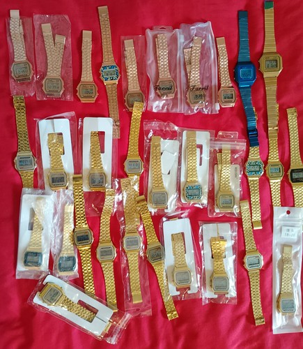 10x lcd uhren konvolut neu - 10x,