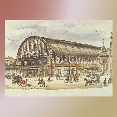 Postkarte berlin bahnhof - 1, postkarte,