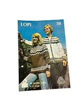LOPI 50 ÁLAFOSS LTD. ICELAND Vintage Strick Anleitung Strickjacke PURE NEW WOOL