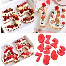 0-8 Mode-große Silikon-Zahl-Kuchen-Form-Geburtstags-Party-Backform-Jahrestag