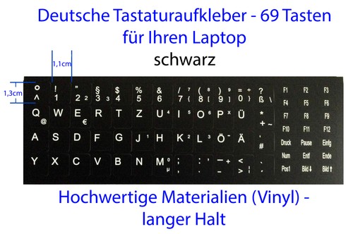 Deutsche tastaturaufkleber - deutsche,