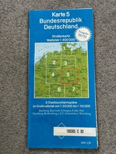 Aral Straßenkarte Karte 5 BRD