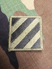 Army Patch Abzeichen Aufnäher der 3. Infantry Division für die Woodland Uniform 