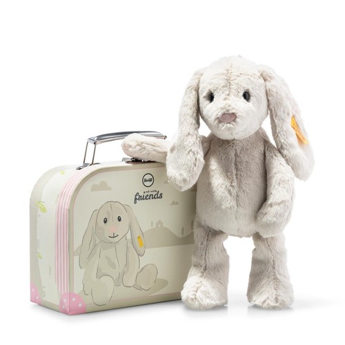 Steiff hoppie hase - hase, koffer
