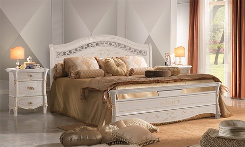 Klassisches bett doppelbett - klassisches,