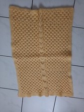 Sehr schöne weiche , Handgestrickte Babydecke für den Kinderwagen