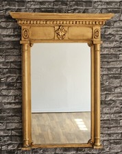 Spiegel Wandspiegel eckig gold